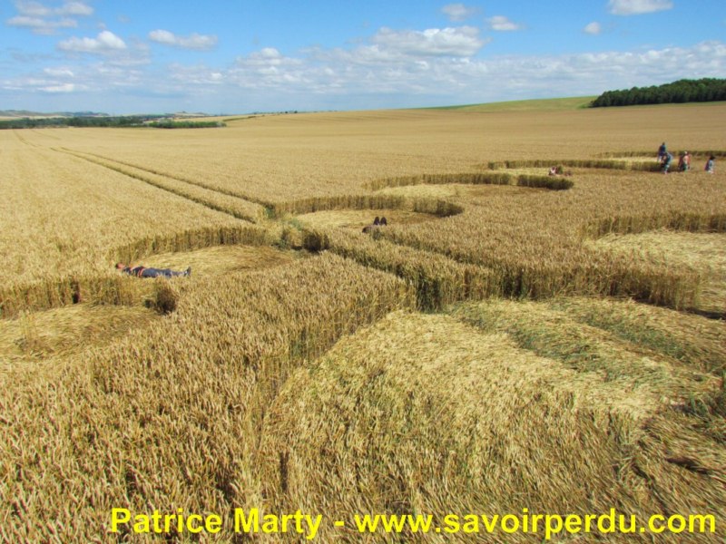 Etchilhampton (2), Wiltshire crop circle, aerial photo 67